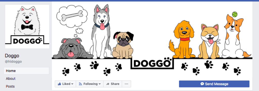 Doggo Facebook page