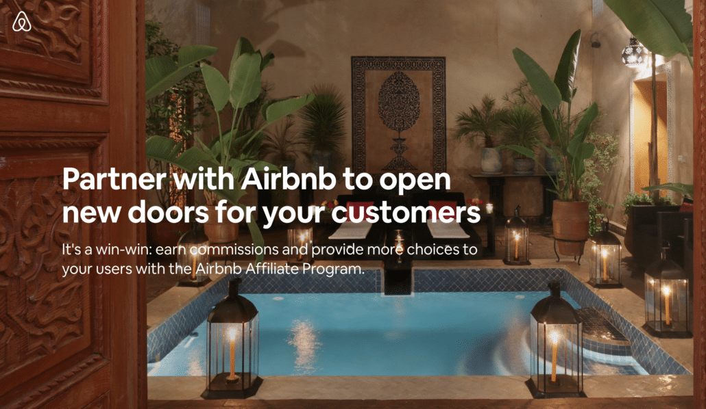 Airbnb Affiliate marketing examples