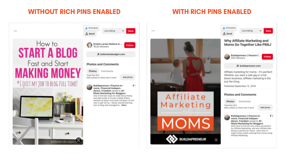 Pinterest Rich Pins