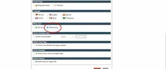 recurring affiliate program