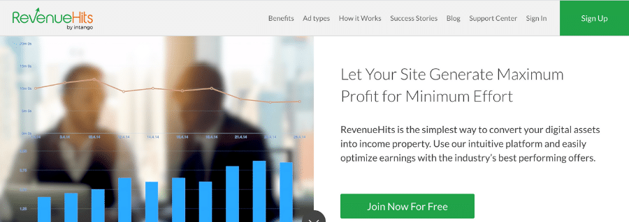 RevenueHits Pay per click affiliate programs