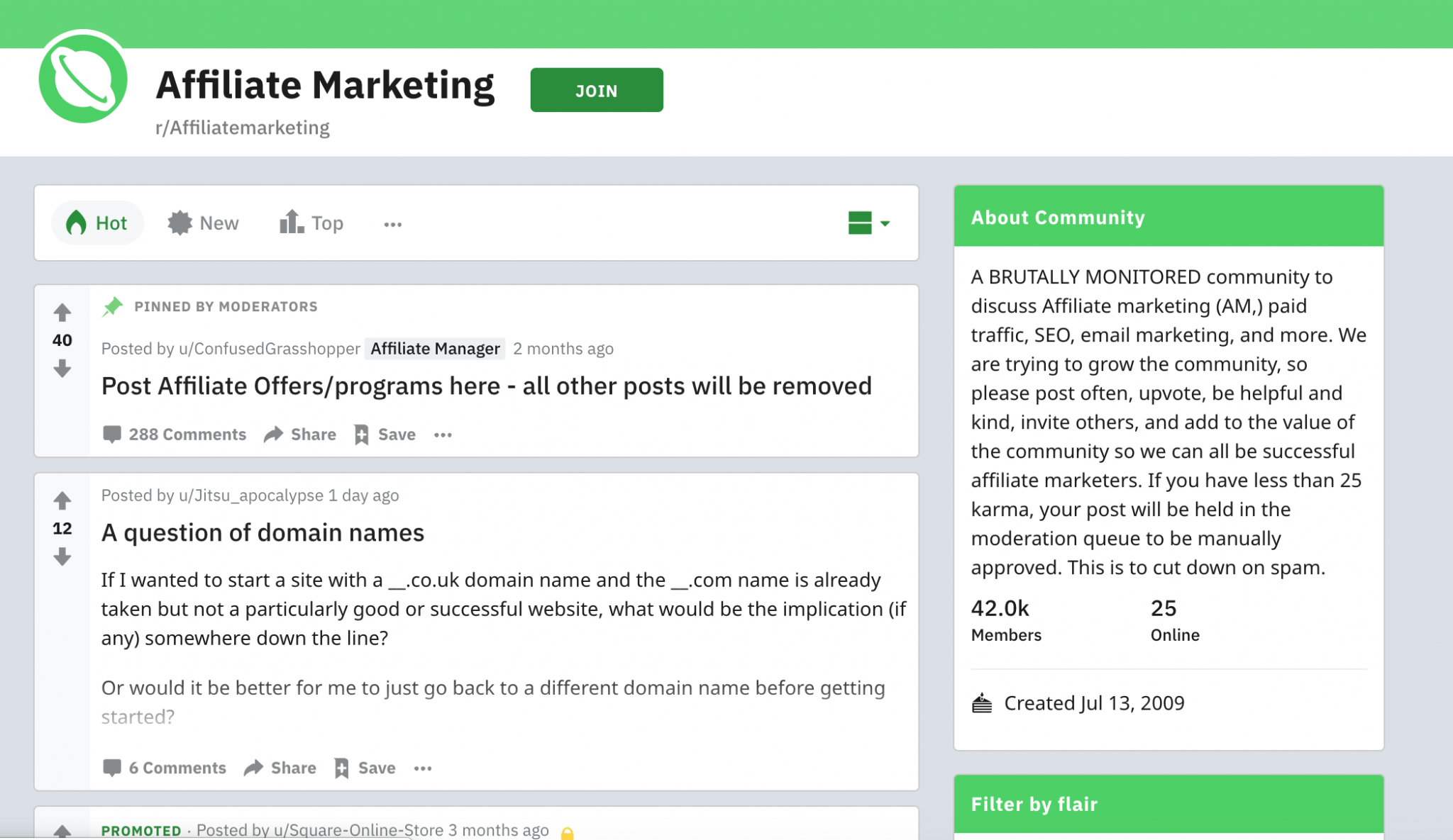 Reddit affiliate marketing