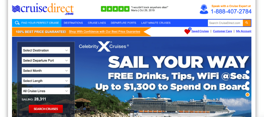 Cruise Direct travel affiliate programs