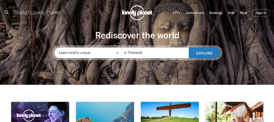 Lonely Planet travel affiliate programs