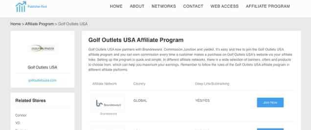 golf affiliate programs