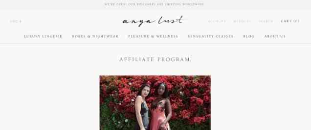 Anaya Lust Affiliate Program