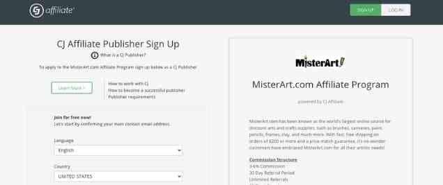 Mister Art Affiliate Program