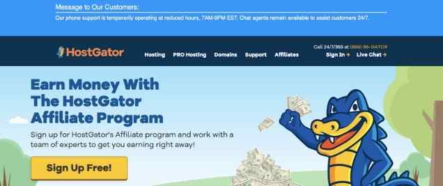 HostGator Affiliate Program