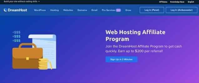 DreamHost Affiliate Program