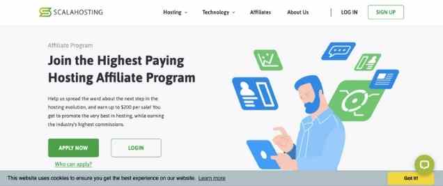 Scala Hosting Affiliate Program