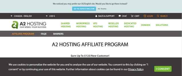 A2 Hosting Affiliate Program