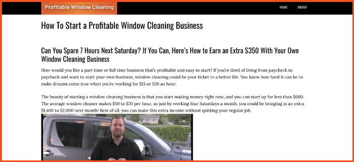 Window Cleaning Side Hustle