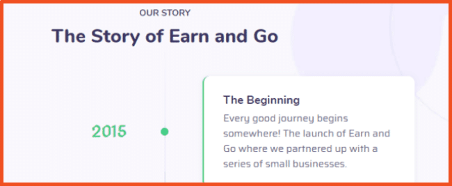 Earn and Go Story