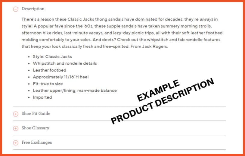 Write Product Descriptions