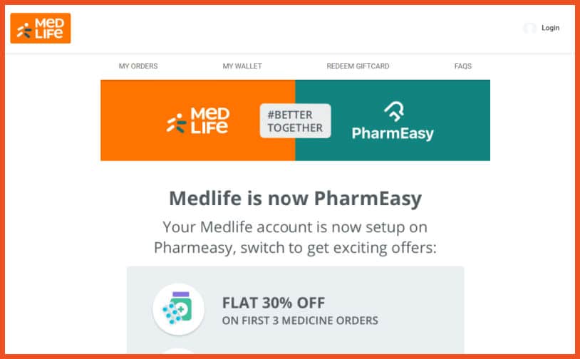 Medical Equipment Affiliate Programs - MedLife /PharmEasy